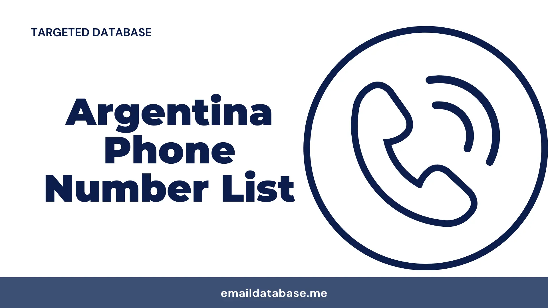 Argentina phone number list