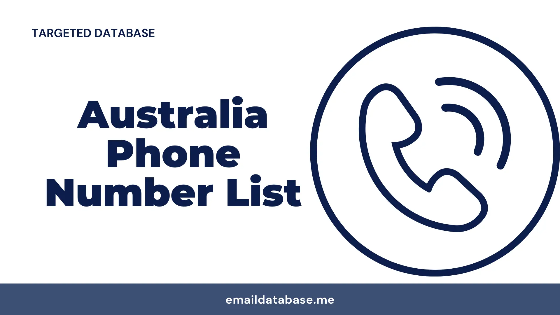 Australia phone number list
