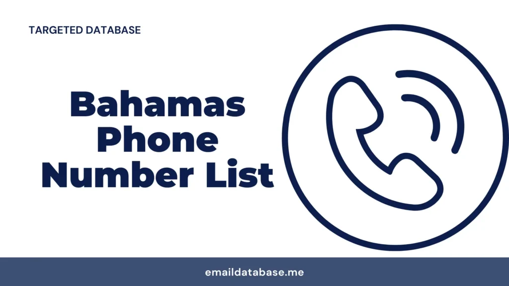 Bahamas phone number list