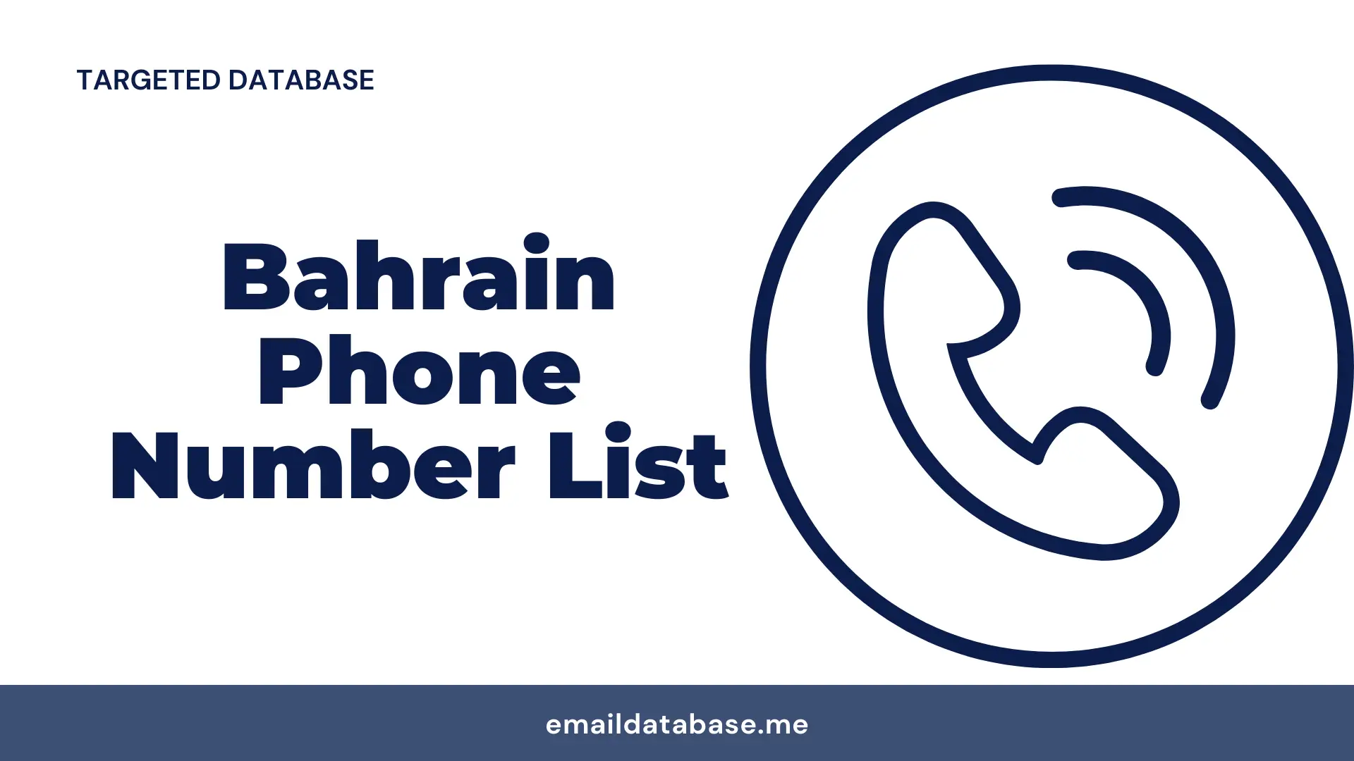 Bahrain phone number list