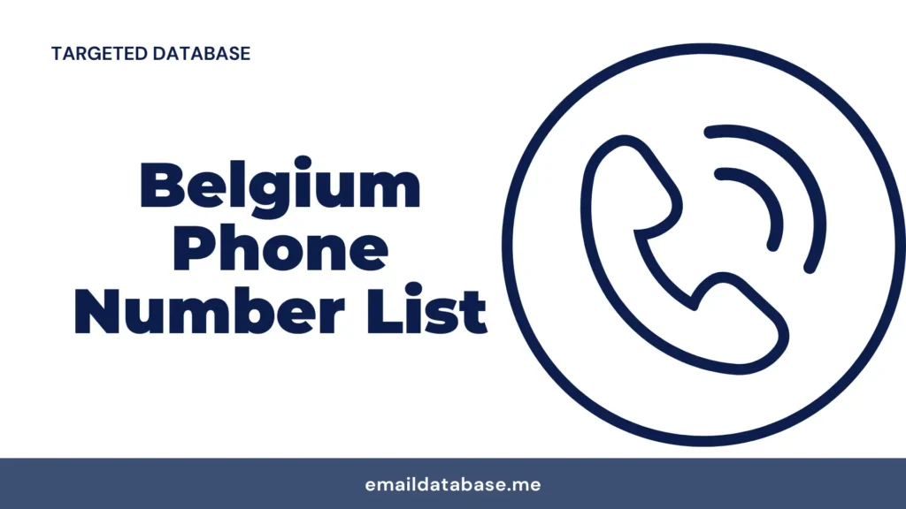 Belgium phone number list