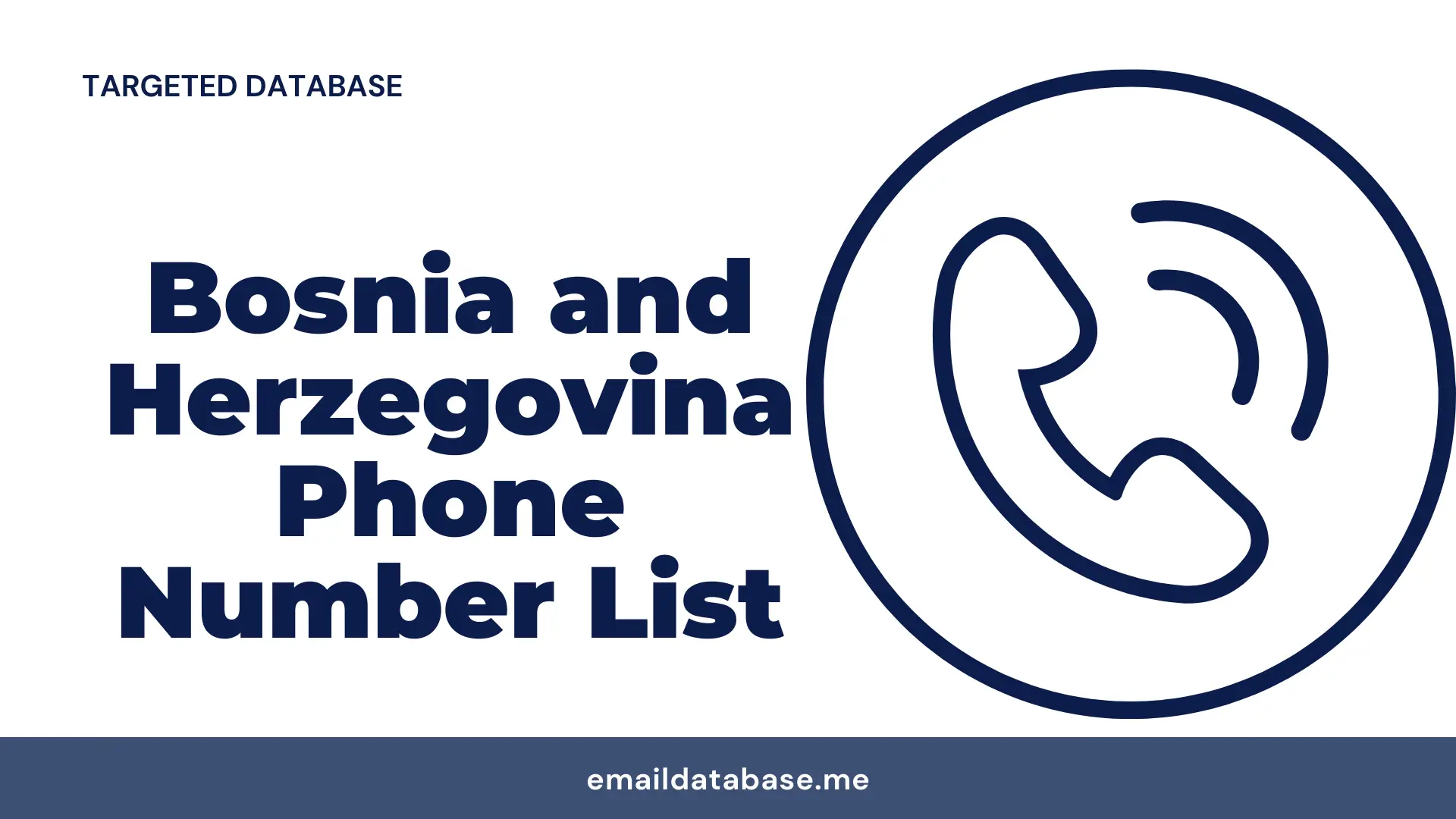 Bosnia and Herzegovina phone number list