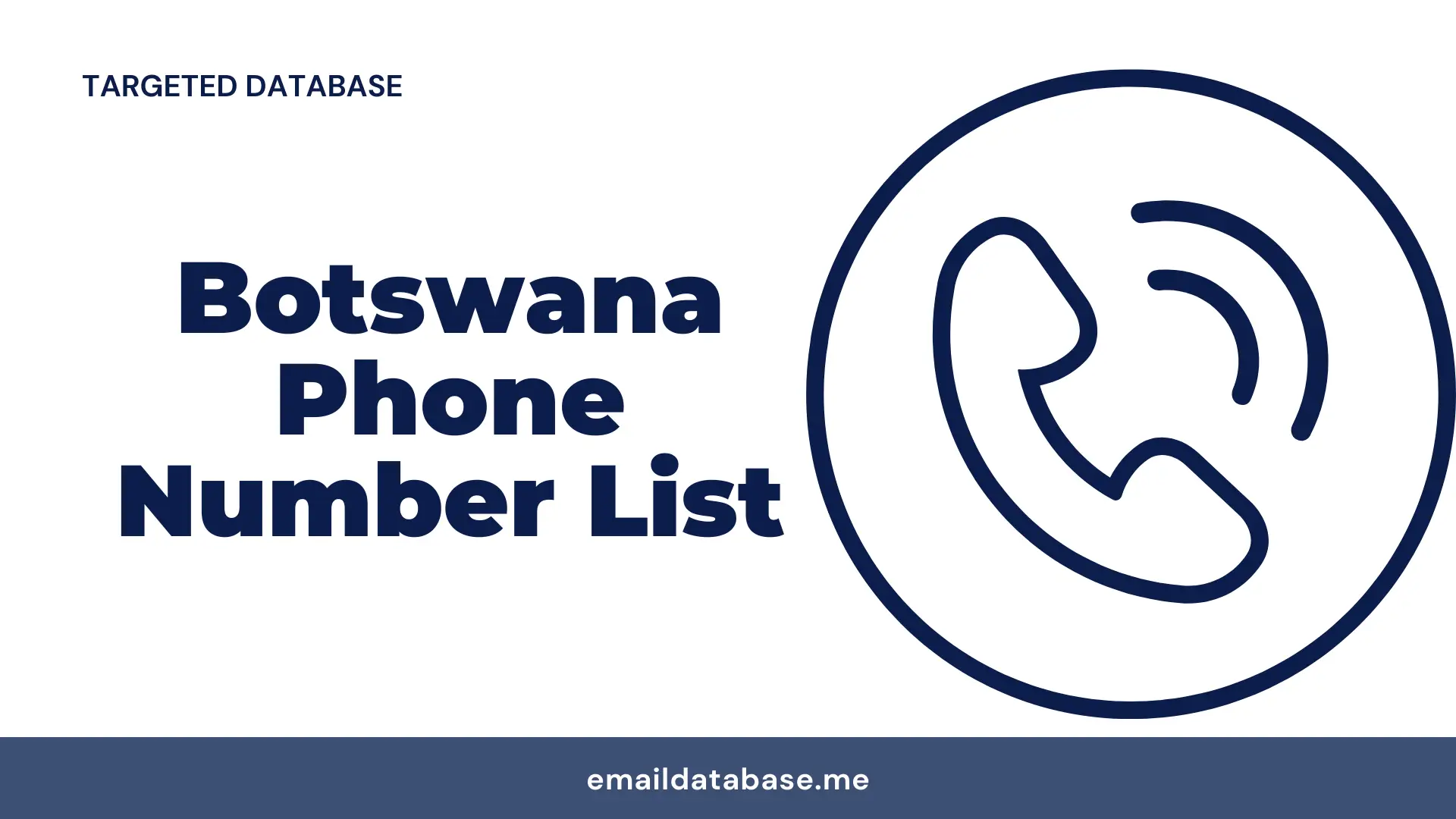 Botswana phone number list