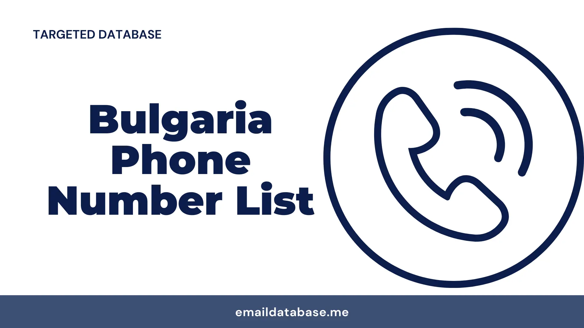 Bulgaria phone number list
