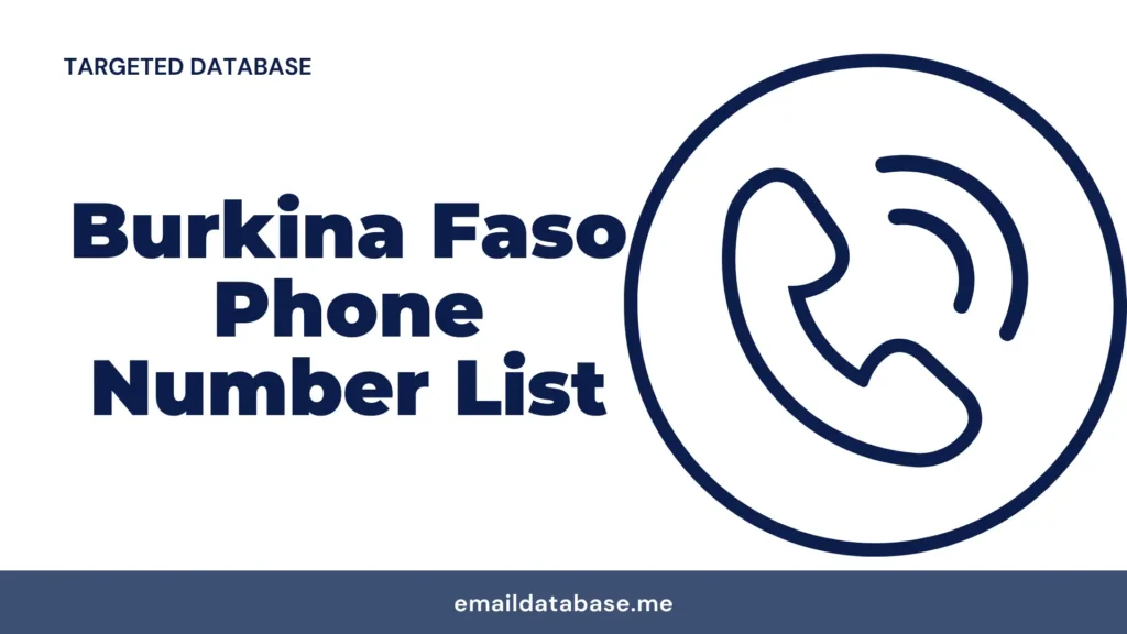 Burkina Faso phone number list