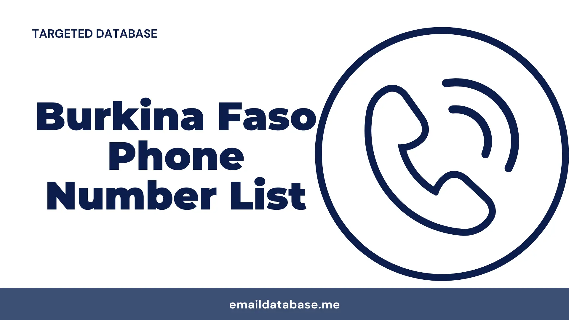 Burkina Faso phone number list