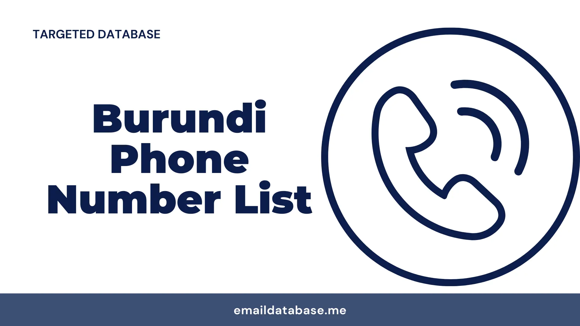 Burundi phone number list
