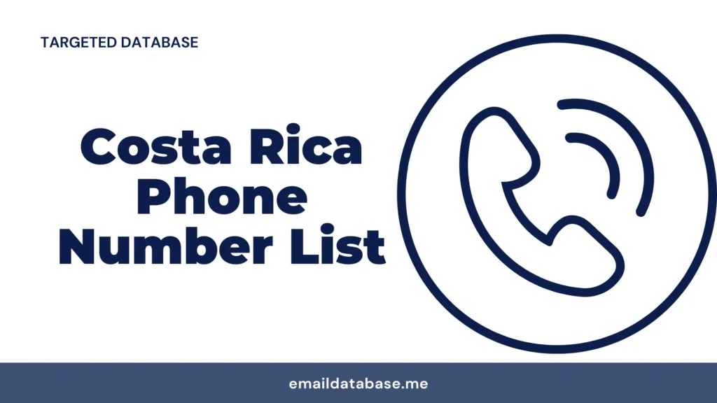 Costa Rica phone number list