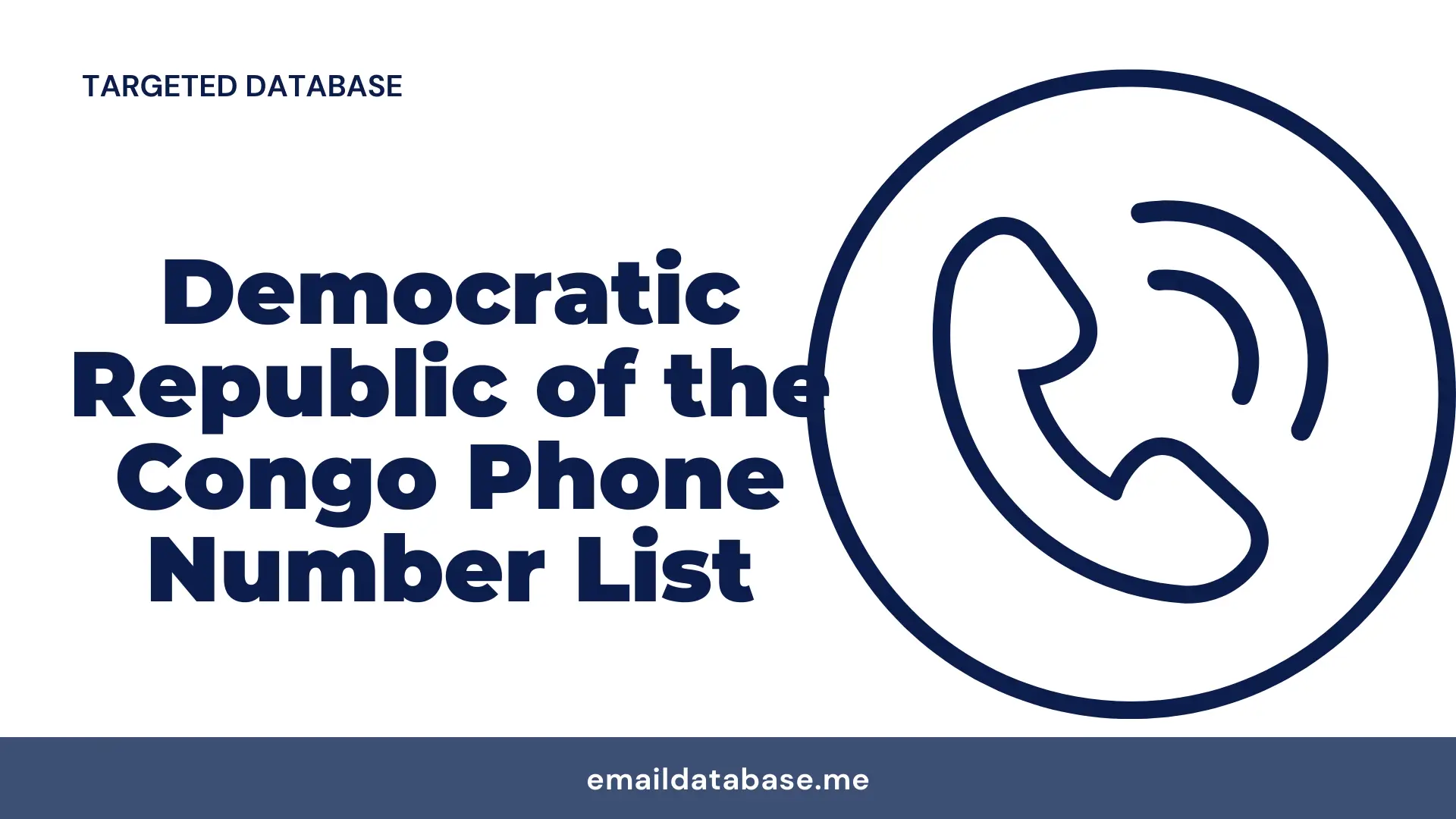 Democratic Republic of the Congo phone number list