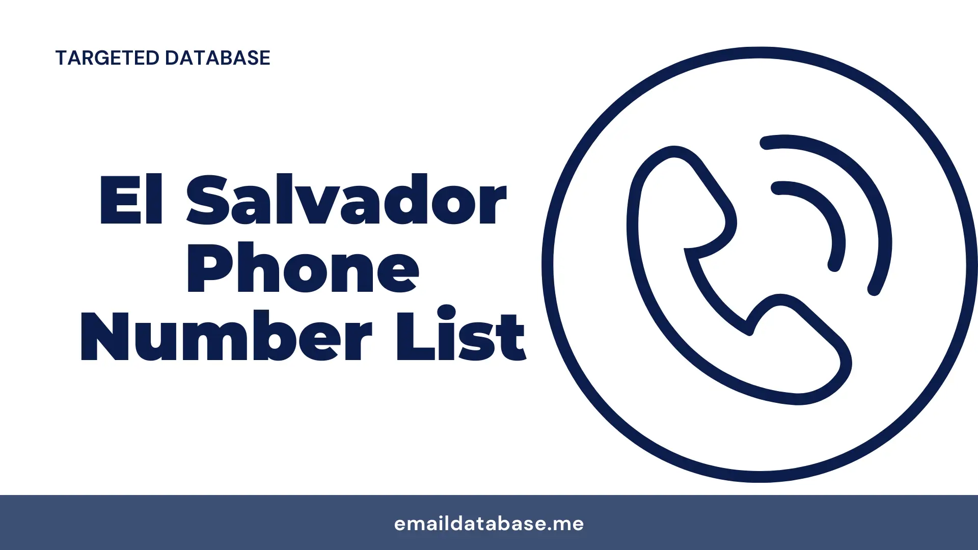 El Salvador phone number list