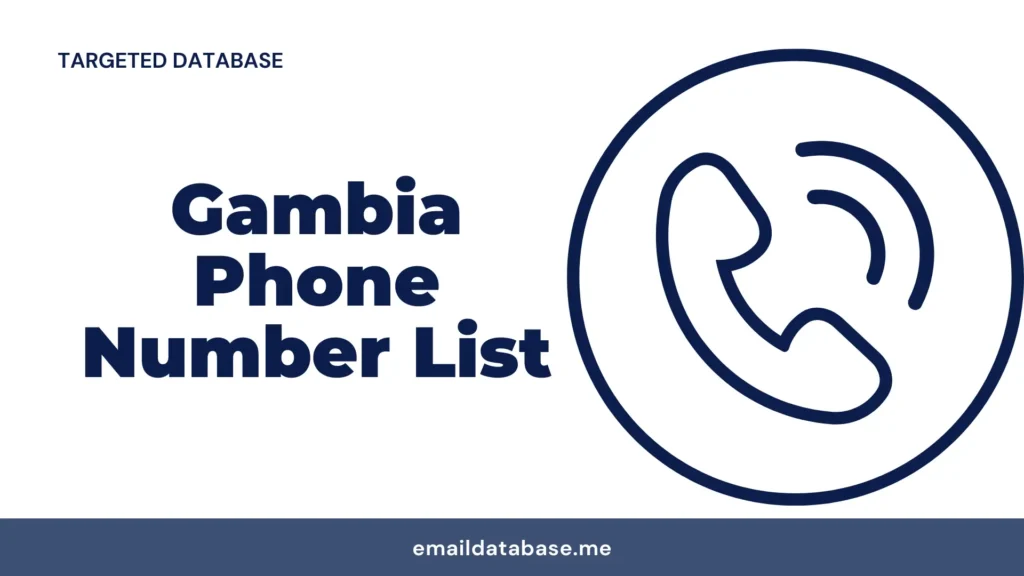 Gambia phone number list