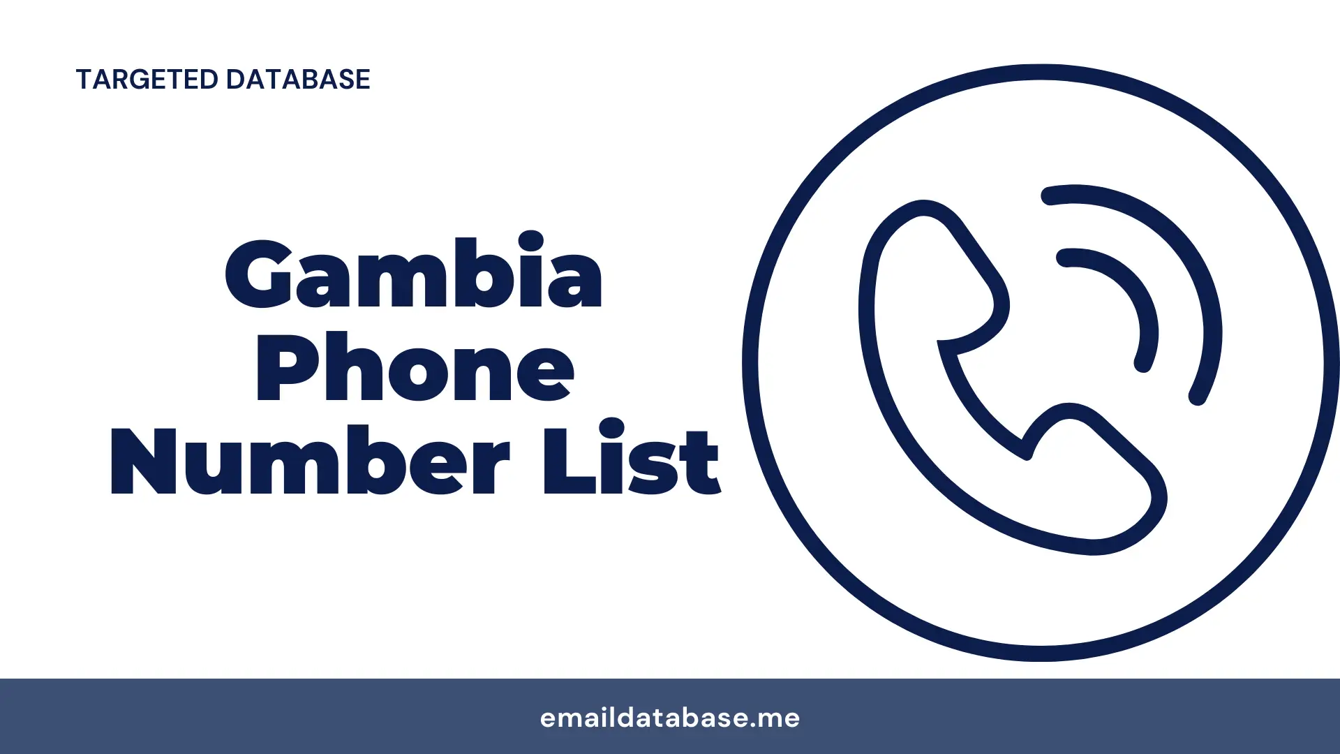 Gambia phone number list