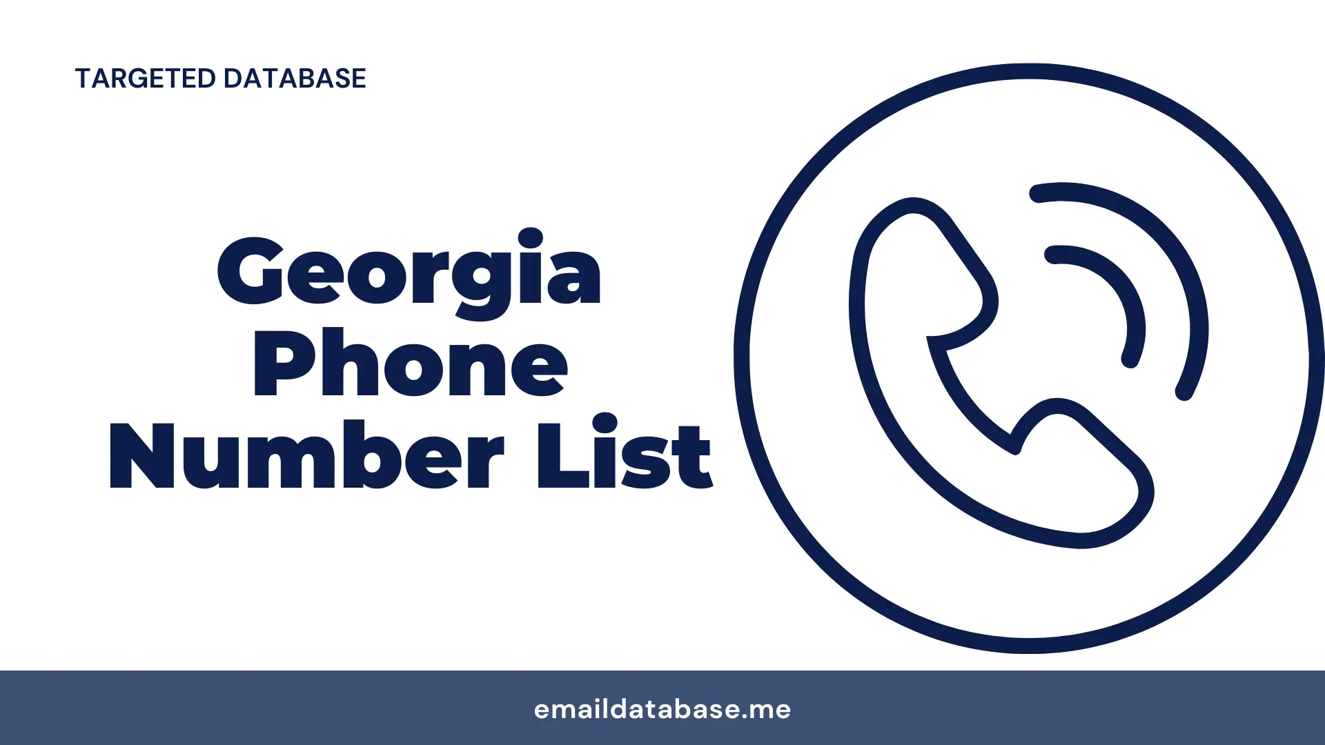 Georgia phone number list