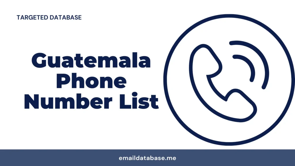 Guatemala phone number list