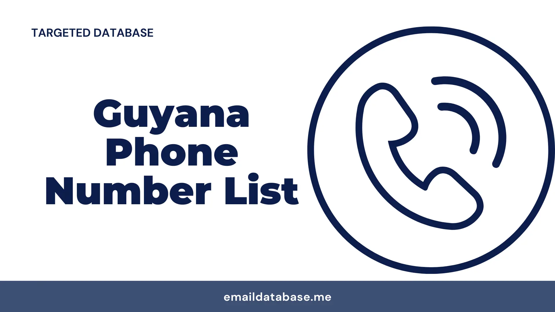 Guyana phone number list