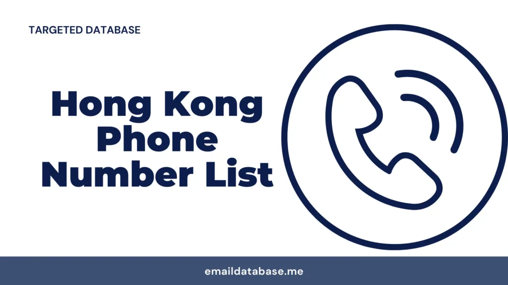 Hong Kong phone number list