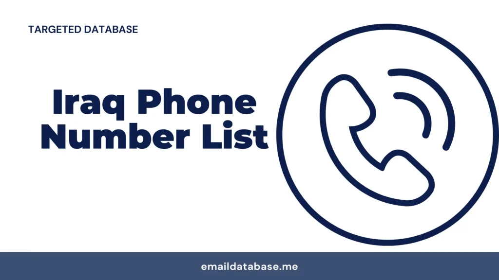 Iraq phone number list