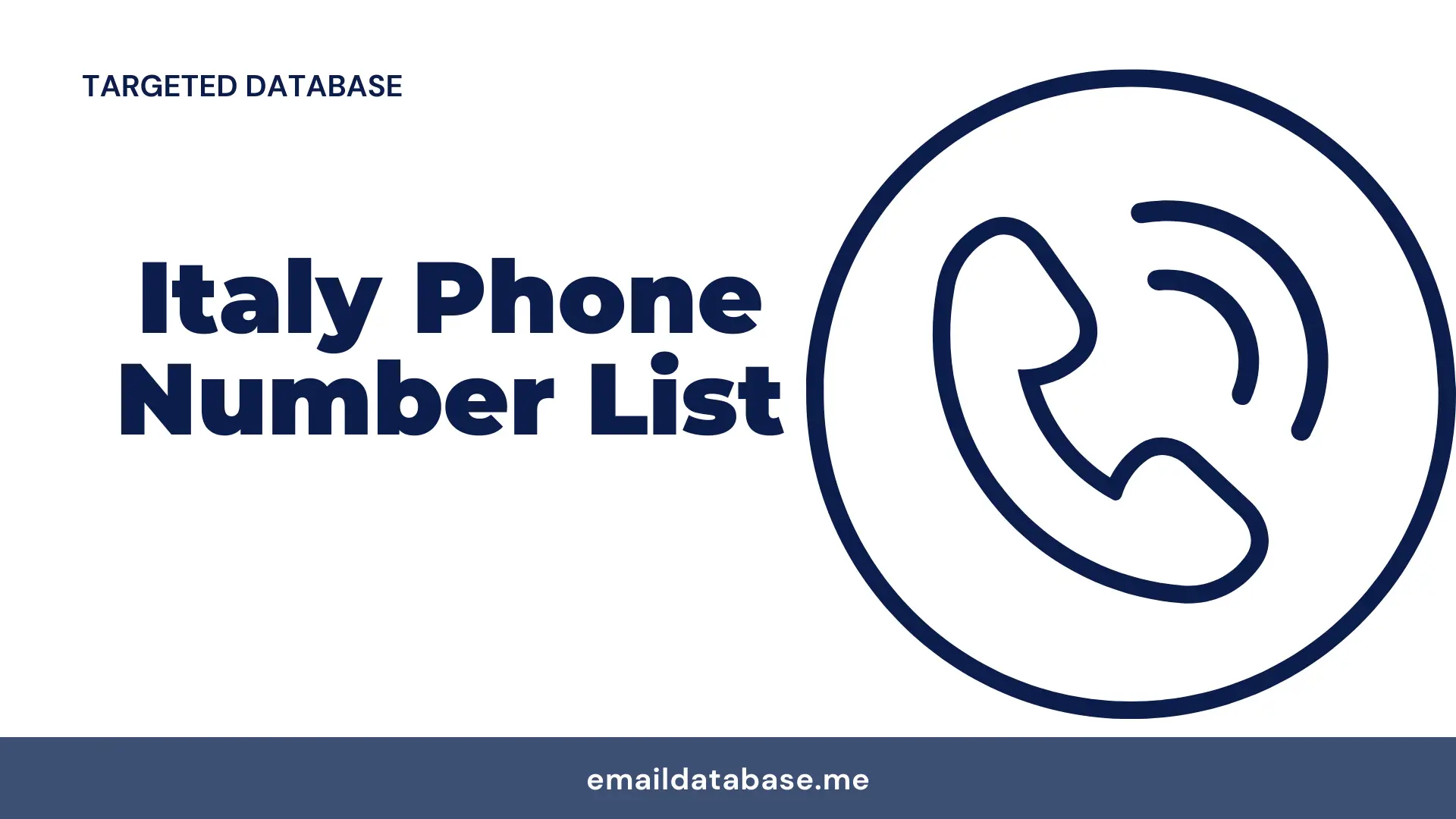 Italy phone number list