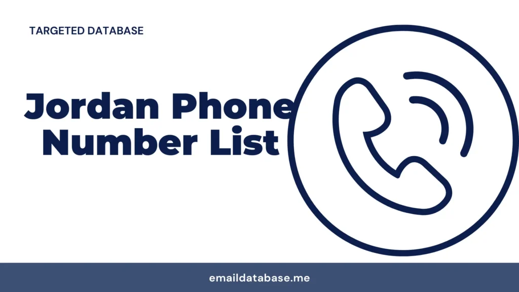 Jordan phone number list