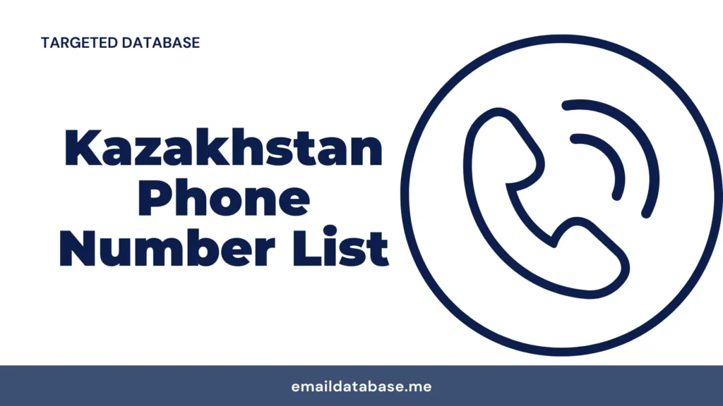 Kazakhstan phone number list