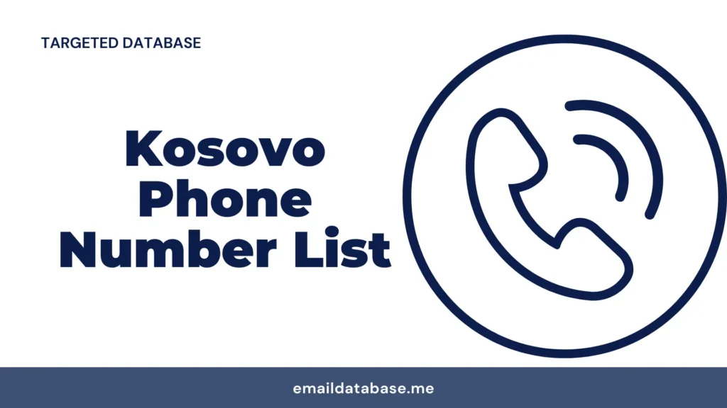 Kosovo phone number list