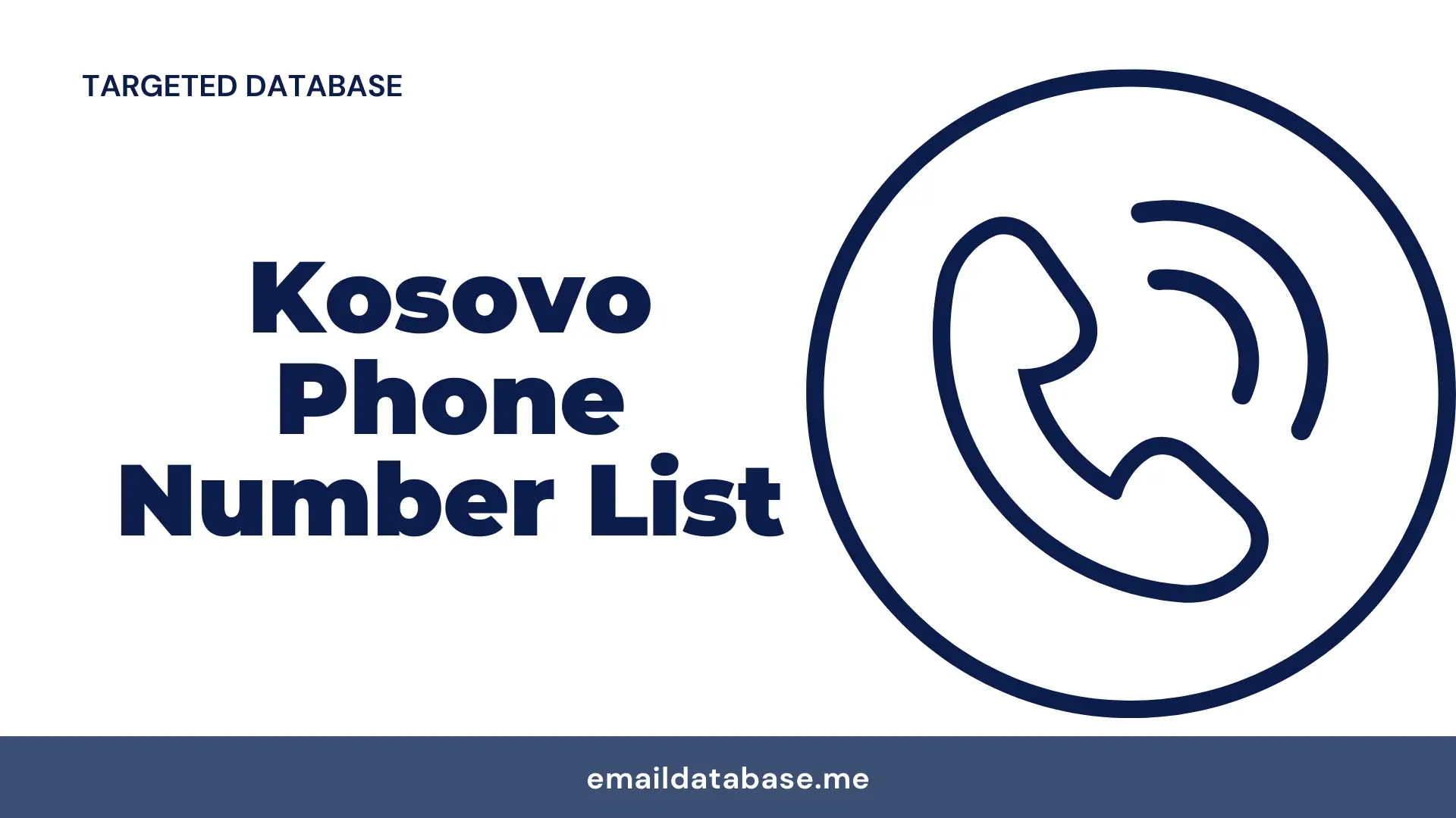Kosovo phone number list