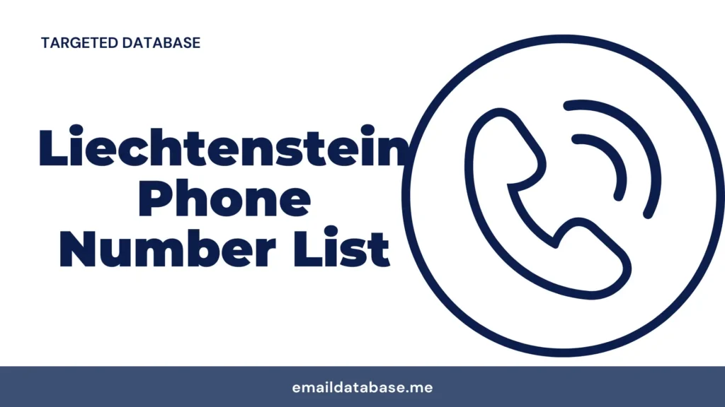 Liechtenstein phone number list