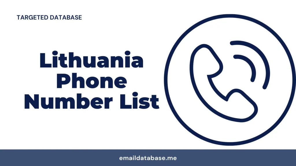 Lithuania phone number list