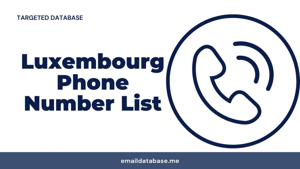 Luxembourg phone number list