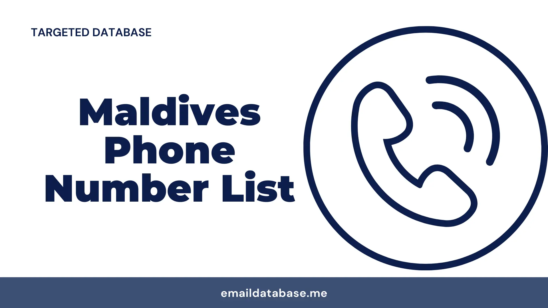 Maldives phone number list
