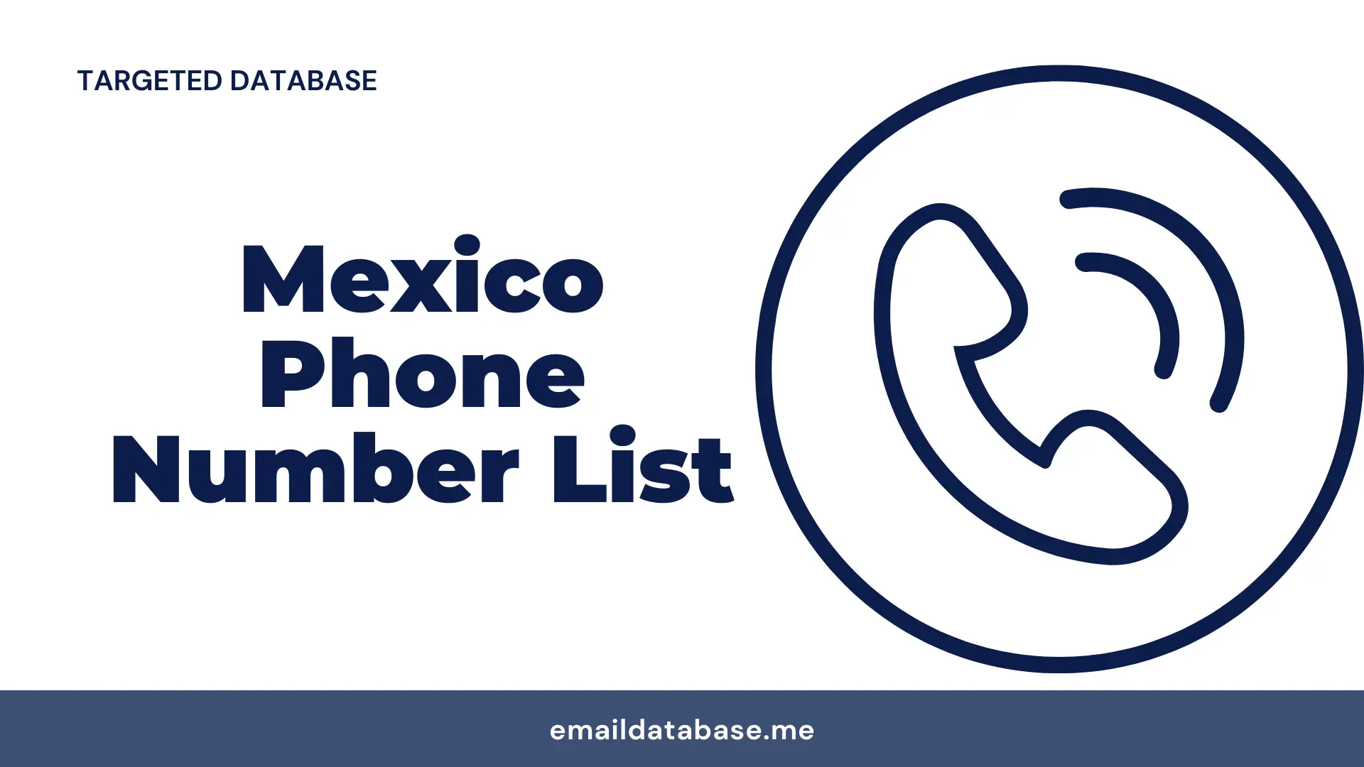 Mexico phone number list