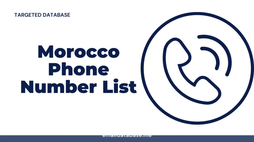 Morocco phone number list