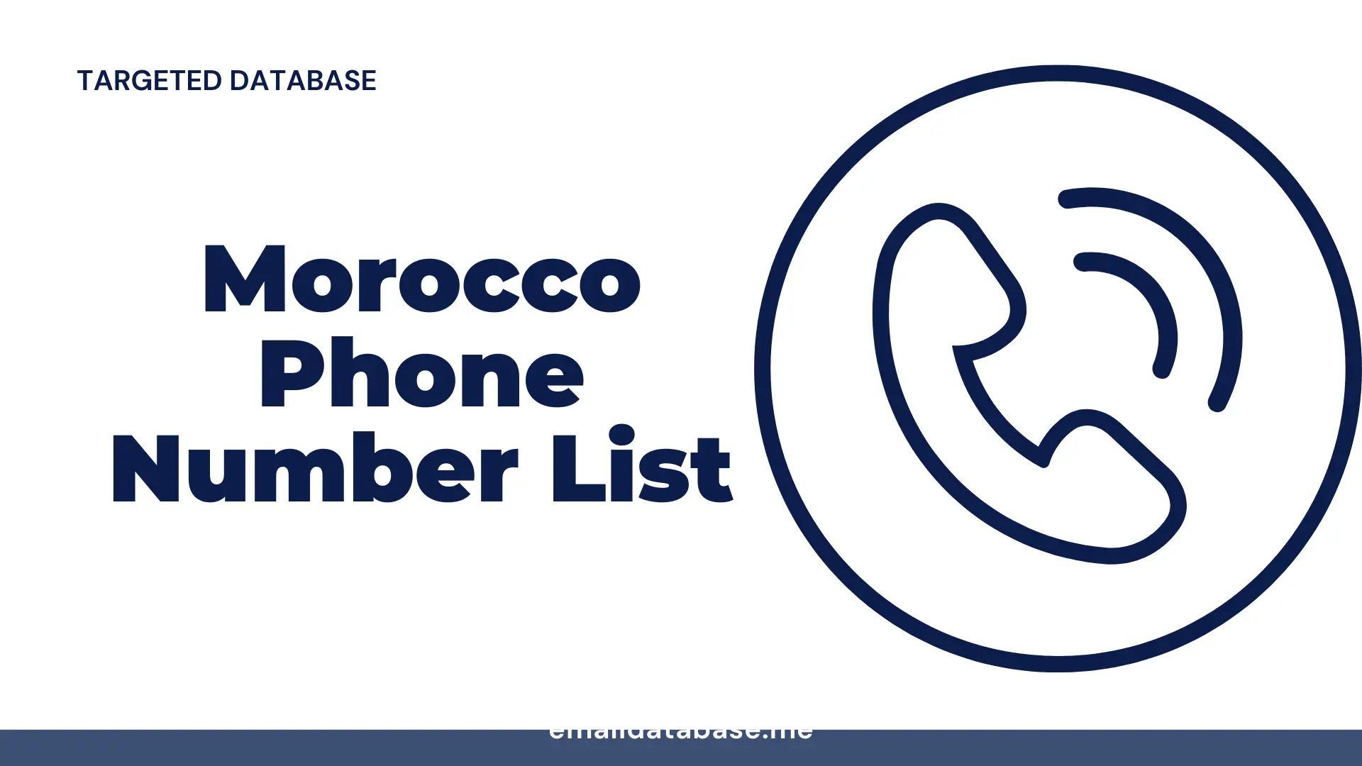 Morocco phone number list