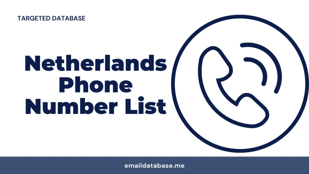 Netherlands phone number list