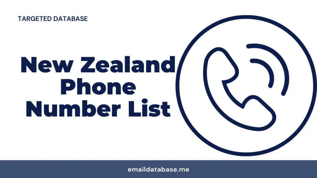 New Zealand phone number list