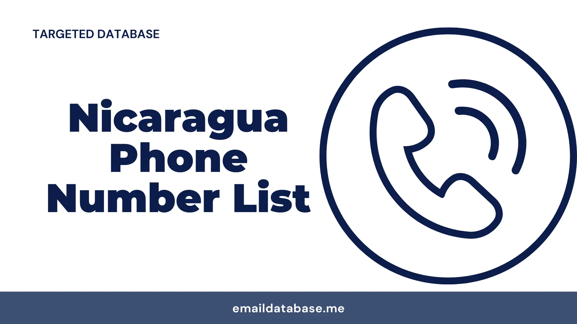 Nicaragua phone number list