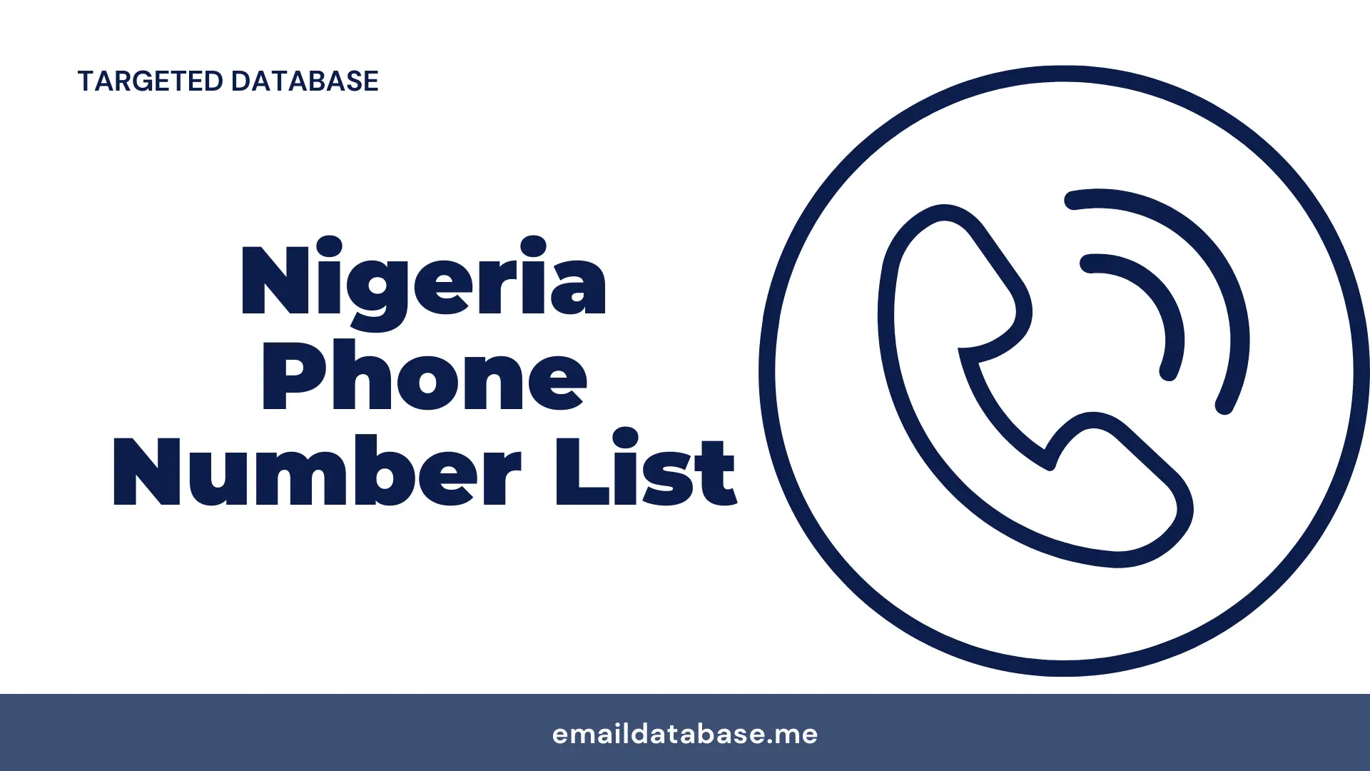 Nigeria phone number list