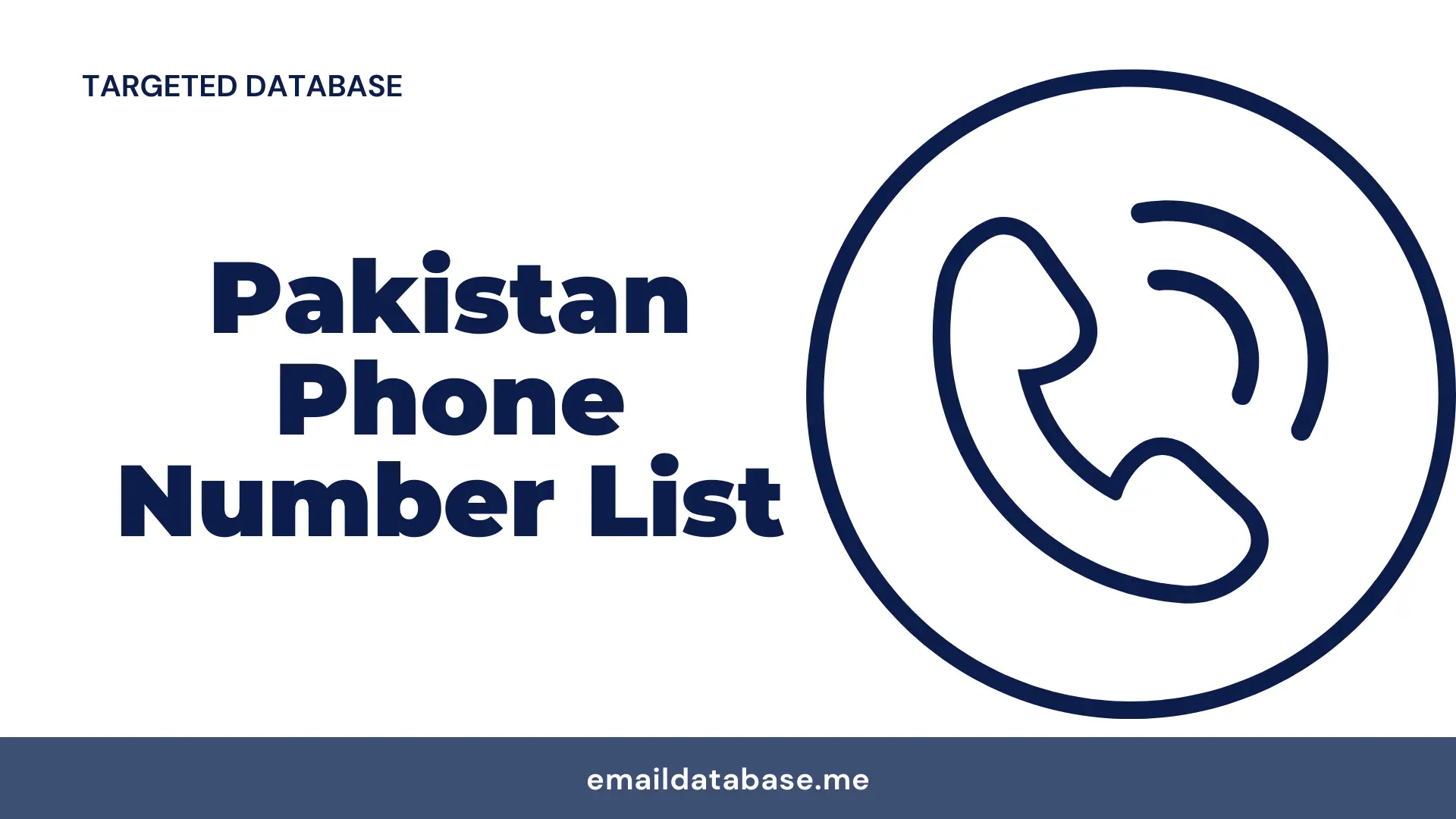 Pakistan phone number list