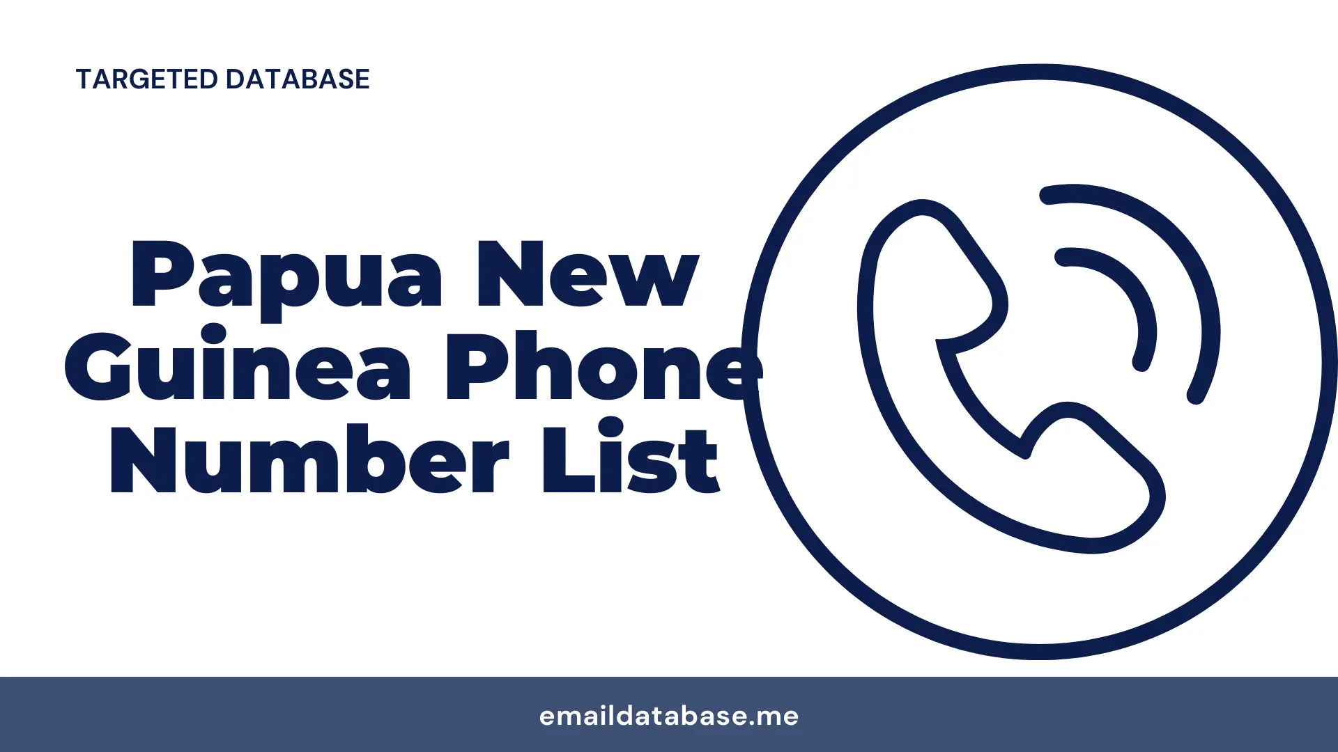 Papua New Guinea phone number list