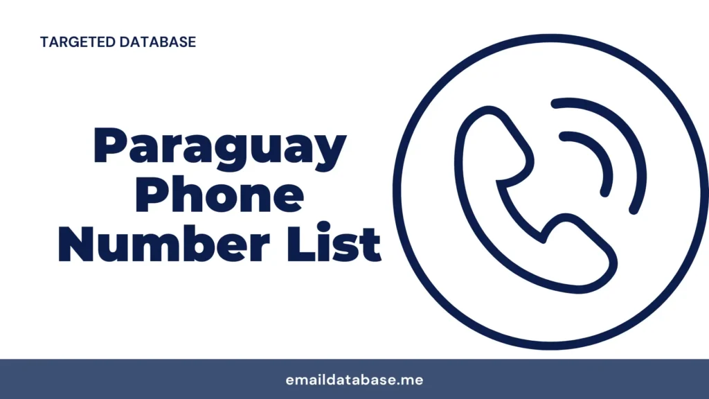 Paraguay phone number list