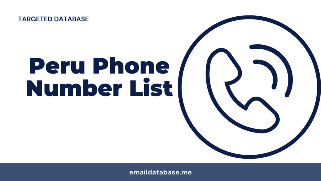 Peru phone number list