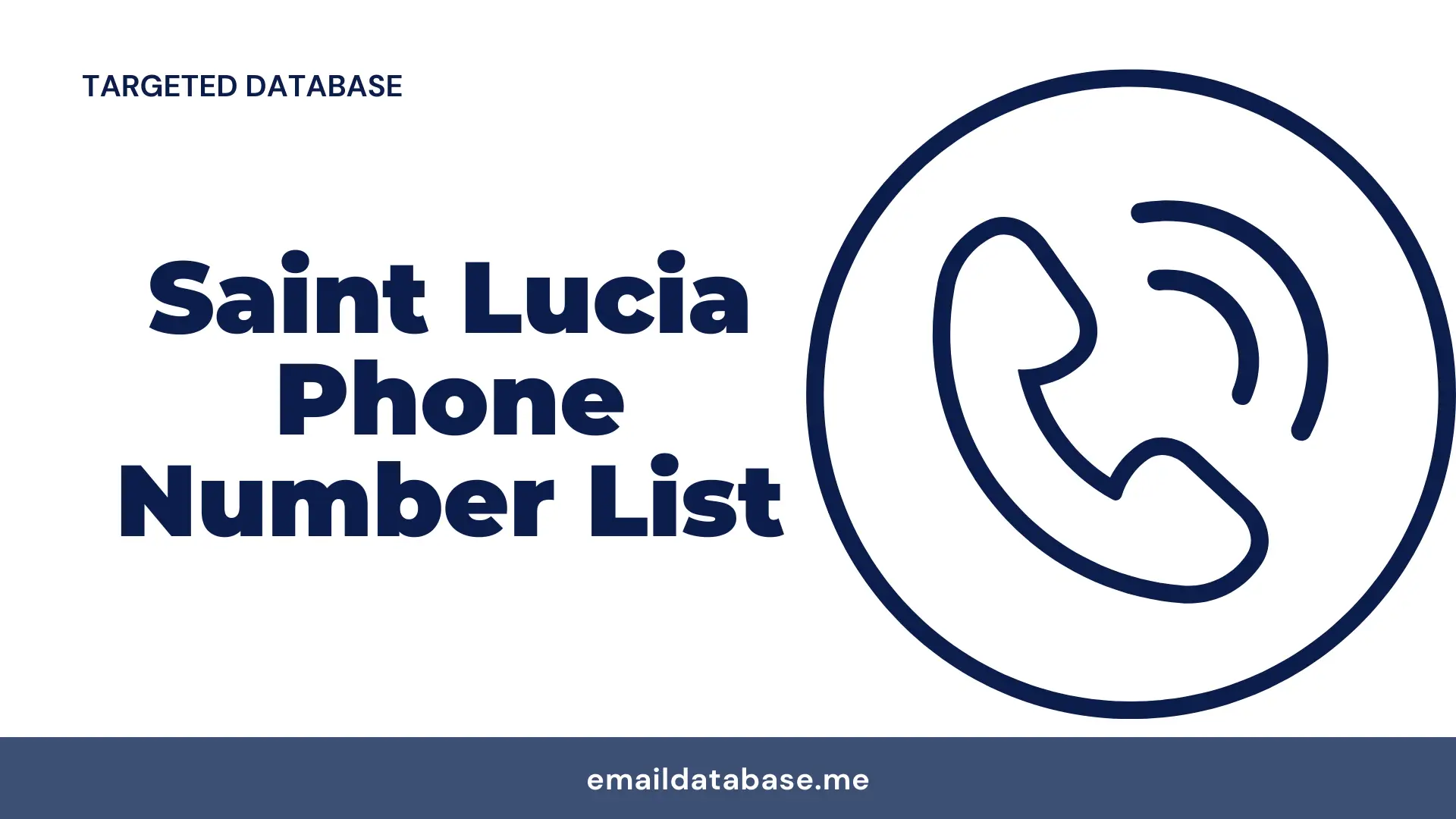 Saint Lucia phone number list