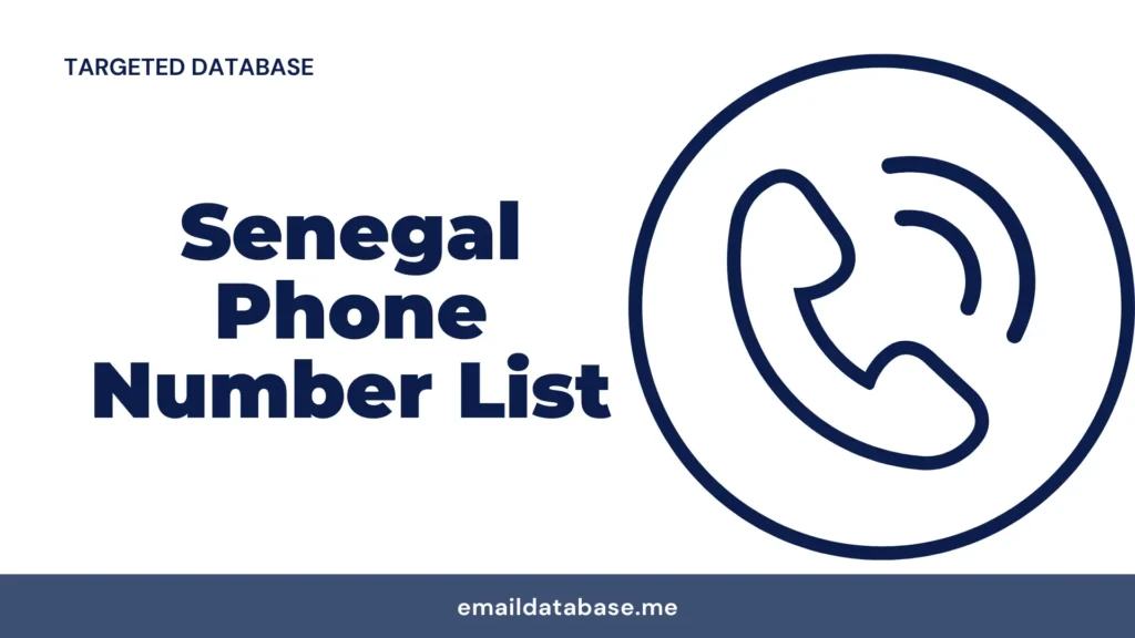 Senegal phone number list