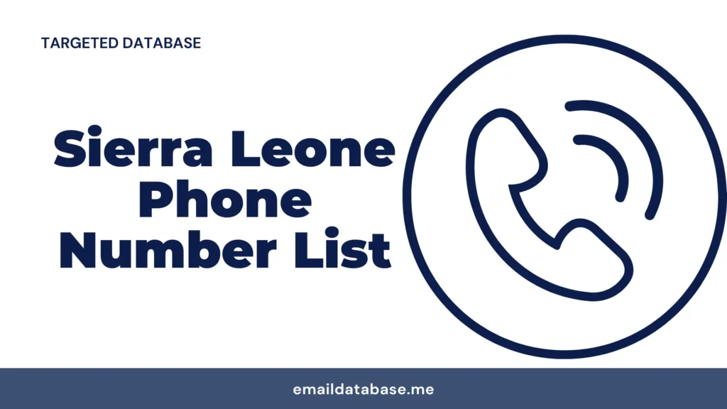 Sierra Leone phone number list