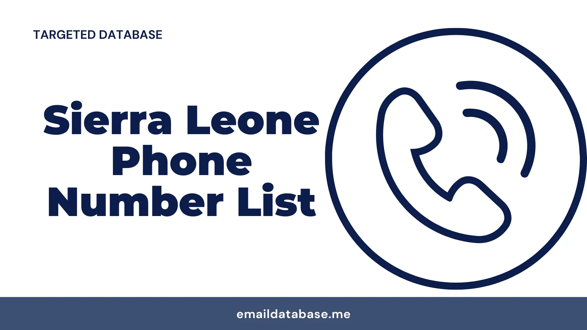 Sierra Leone phone number list