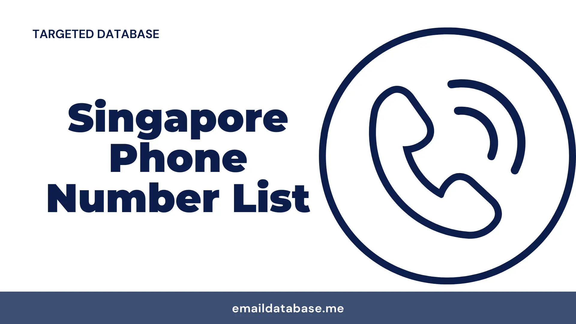 Singapore phone number list