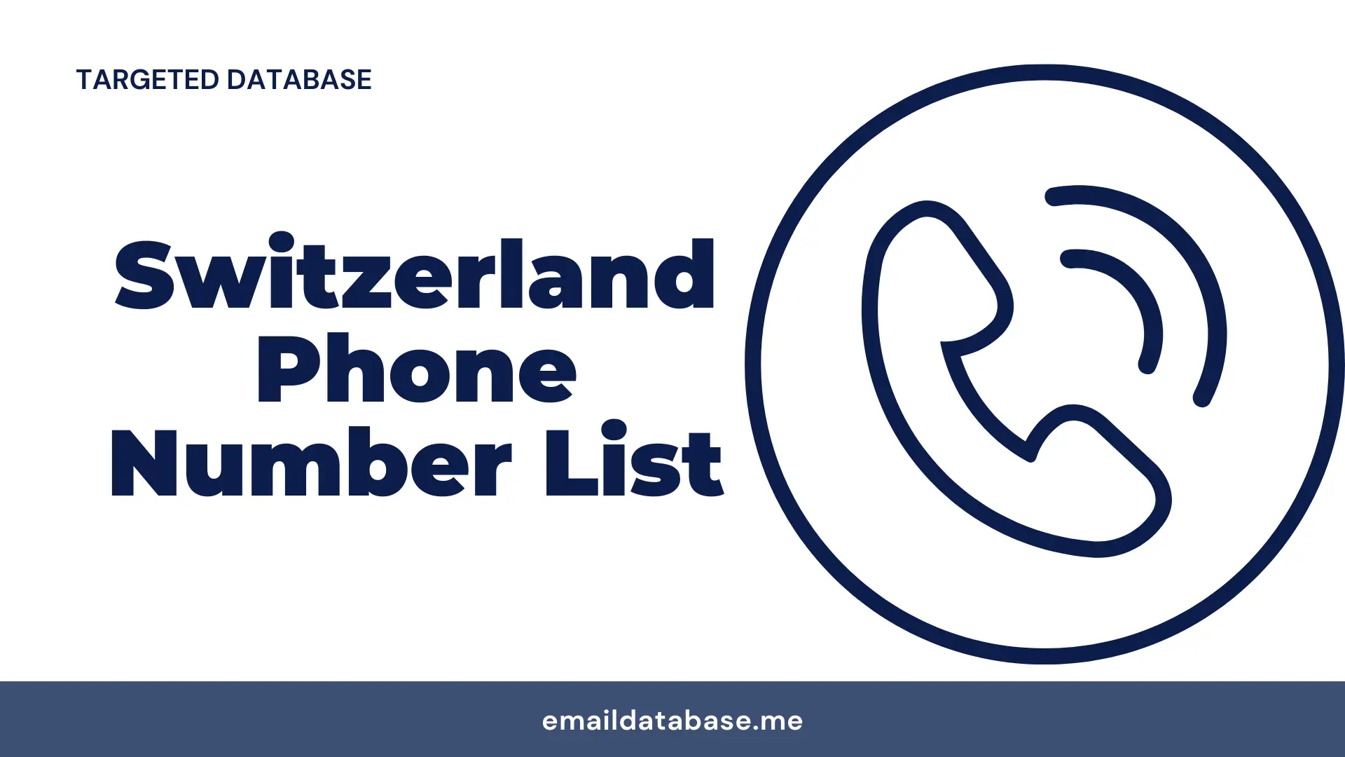 Switzerland phone number list
