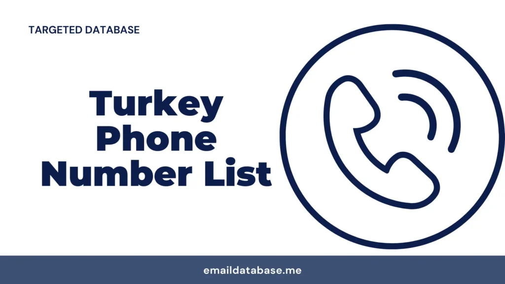 Turkey phone number list