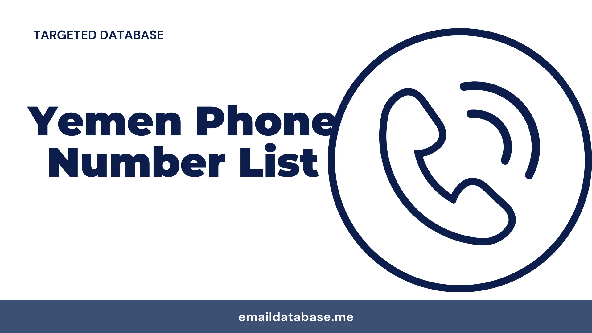 Yemen phone number list