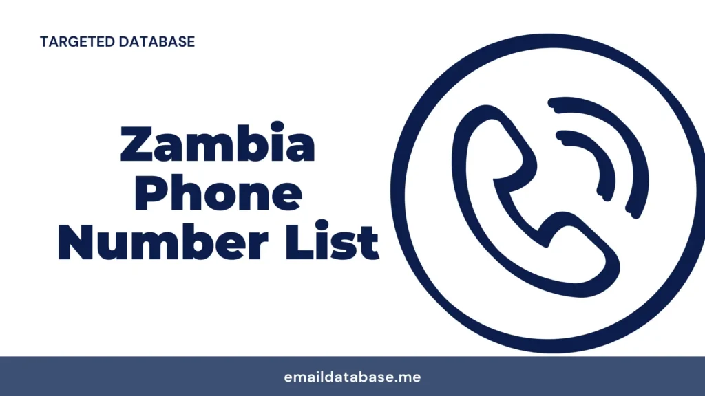 Zambia phone number list